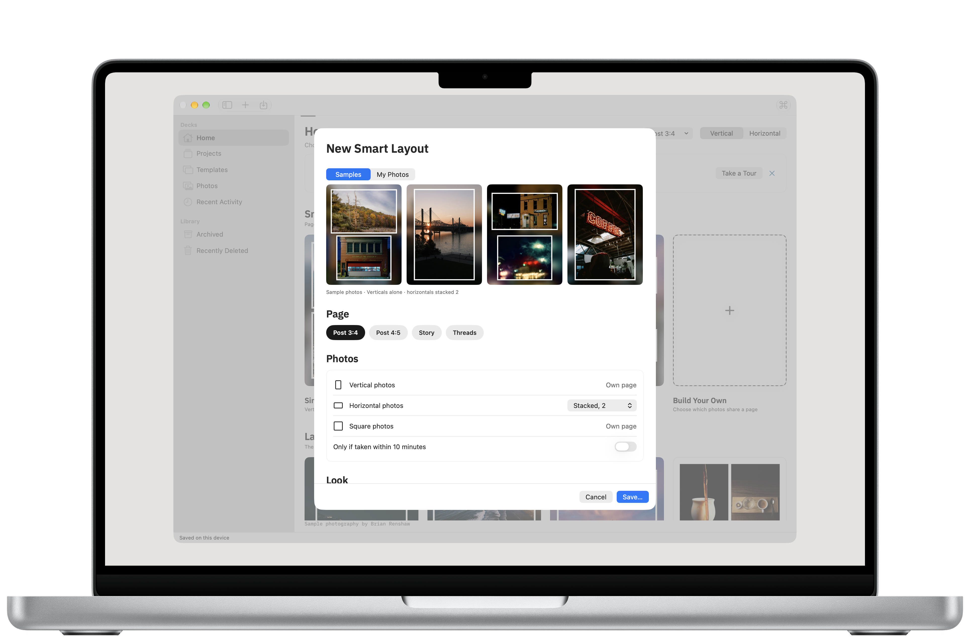 New Smart Layout on Mac.